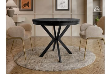 Sereth Matbord 100 cm Rund - Svart - Möbler - Matplats - Matbord & köksbord