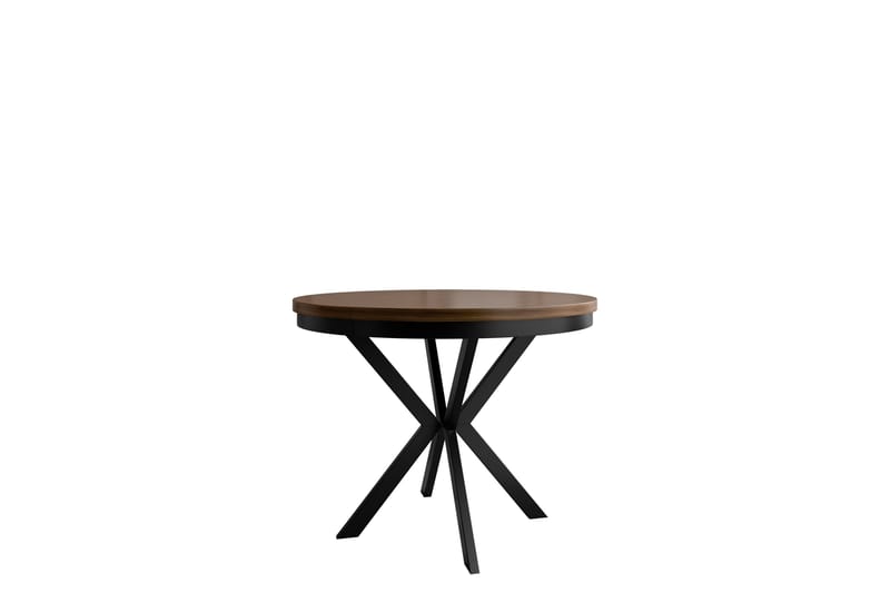 Sereth Matbord 120 cm Rund - Brun/Svart - Möbler - Matplats - Matbord & köksbord