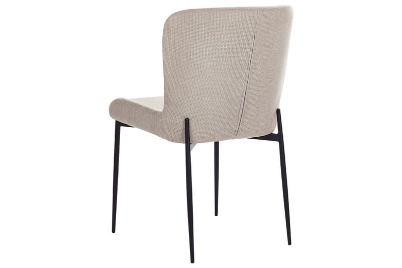 Set med 2 matstolar Ada - Beige, grå, svart - Möbler - Matplats - Matstol & köksstol