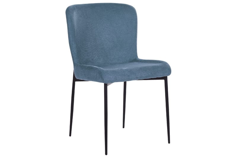 Set med 2 matstolar Ada - Blå, Svart - Möbler - Matplats - Matstol & köksstol