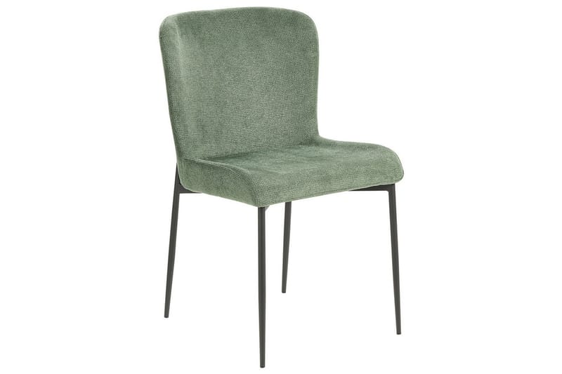 Set med 2 matstolar Ada - Mörkgrön, Svart - Möbler - Matplats - Matstol & köksstol