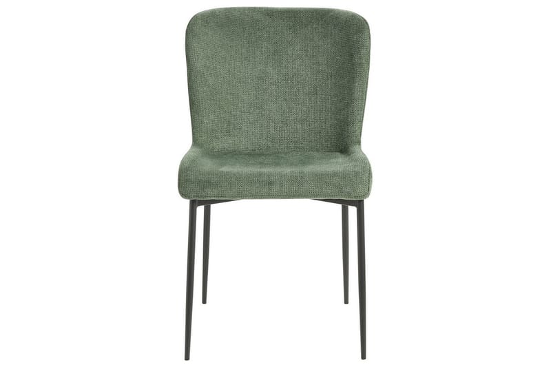 Set med 2 matstolar Ada - Mörkgrön, Svart - Möbler - Matplats - Matstol & köksstol