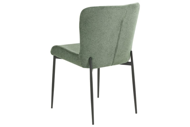 Set med 2 matstolar Ada - Mörkgrön, Svart - Möbler - Matplats - Matstol & köksstol