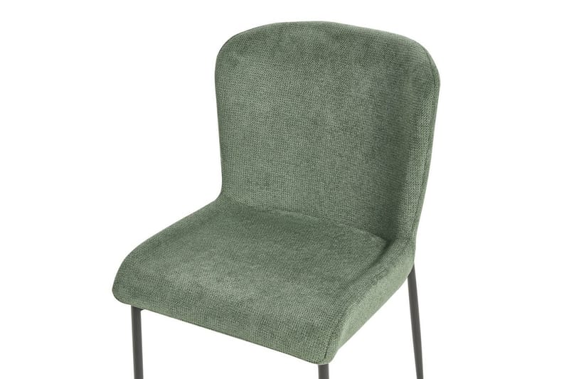 Set med 2 matstolar Ada - Mörkgrön, Svart - Möbler - Matplats - Matstol & köksstol