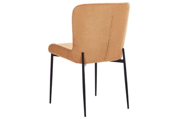 Set med 2 matstolar Ada - Orange, svart - Möbler - Matplats - Matstol & köksstol
