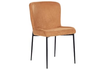 Set med 2 matstolar Ada - Orange, svart - Möbler - Matplats - Matstol & köksstol