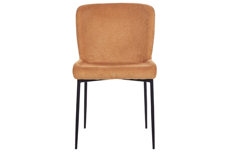 Set med 2 matstolar Ada - Orange, svart - Möbler - Matplats - Matstol & köksstol