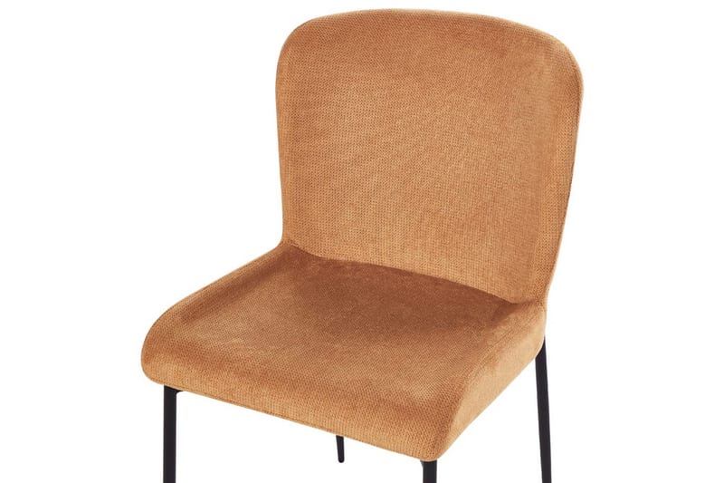 Set med 2 matstolar Ada - Orange, svart - Möbler - Matplats - Matstol & köksstol