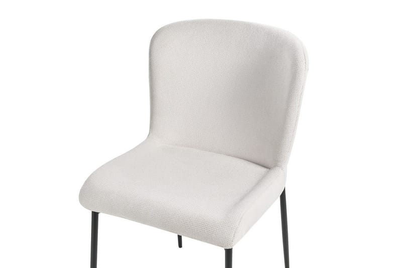 Set med 2 matstolar Ada - Vit, Svart - Möbler - Matplats - Matstol & k öksstol