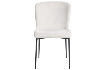 Set med 2 matstolar Ada - Vit, Svart - Möbler - Matplats - Matstol & köksstol