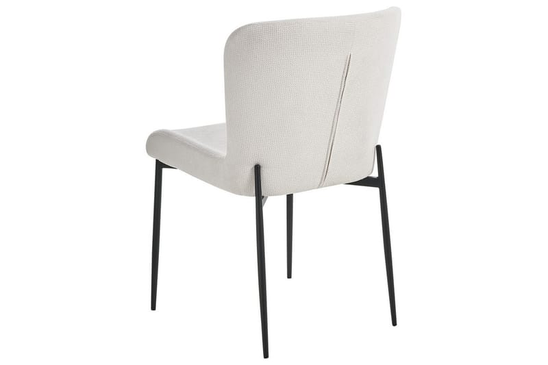 Set med 2 matstolar Ada - Vit, Svart - Möbler - Matplats - Matstol & köksstol