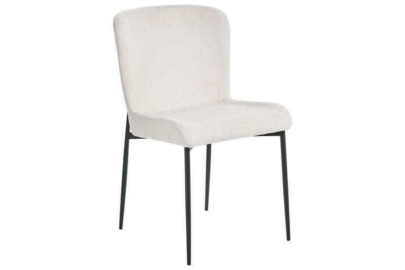 Set med 2 matstolar Ada - Vit, Svart - Möbler - Matplats - Matstol & köksstol