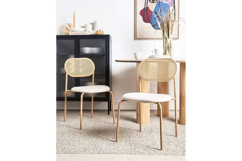 Set med 2 matstolar Adaver - Ljus trä, beige - Möbler - Matplats - Matstol & köksstol