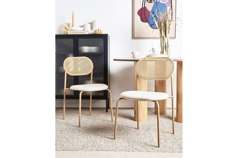 Set med 2 matstolar Adaver - Ljus trä, beige - Möbler - Matplats - Matstol & köksstol