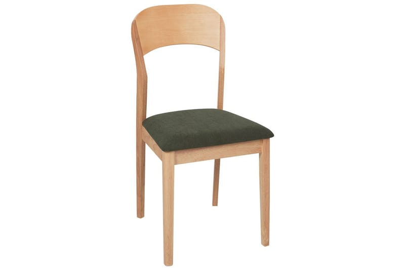 Set med 2 matstolar Alvin - Ljus trä, grön - Möbler - Matplats - Matstol & köksstol