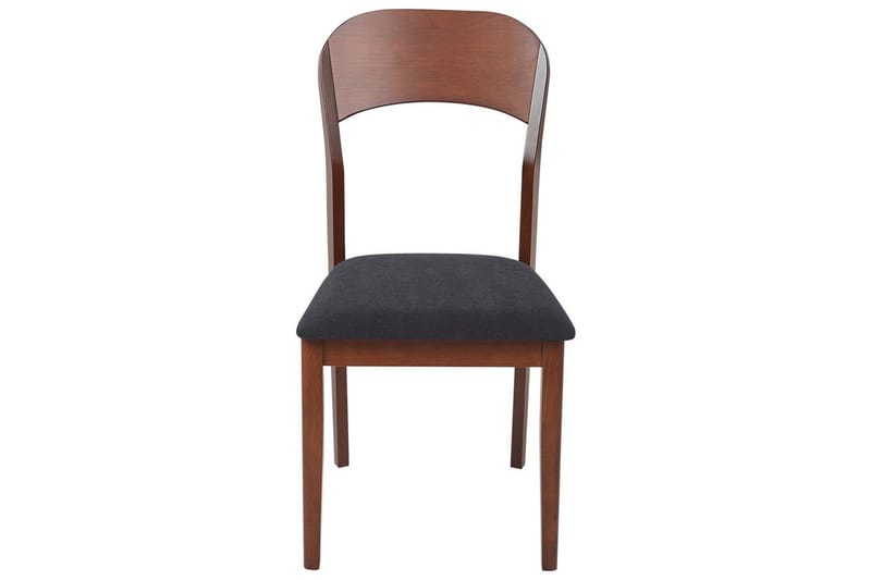 Set med 2 matstolar Alvin - Mörk trä, svart - Möbler - Matplats - Matstol & köksstol