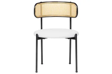 Set med 2 matstolar Andover - Svart, ljust trä, grått - Möbler - Matplats - Matstol & köksstol