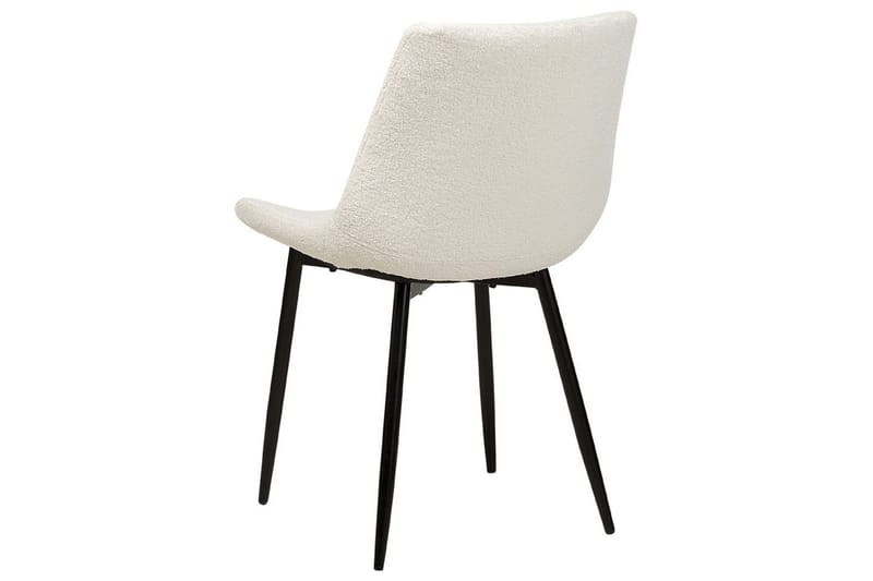 Set med 2 matstolar Avilla - Vit, Svart - Möbler - Matplats - Matstol & köksstol