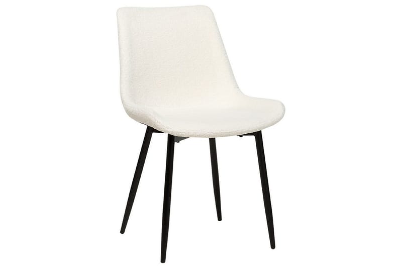 Set med 2 matstolar Avilla - Vit, Svart - Möbler - Matplats - Matstol & köksstol
