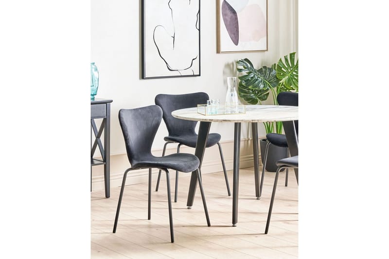Set med 2 matstolar Boonville - Svart - Möbler - Matplats - Matstol & köksstol