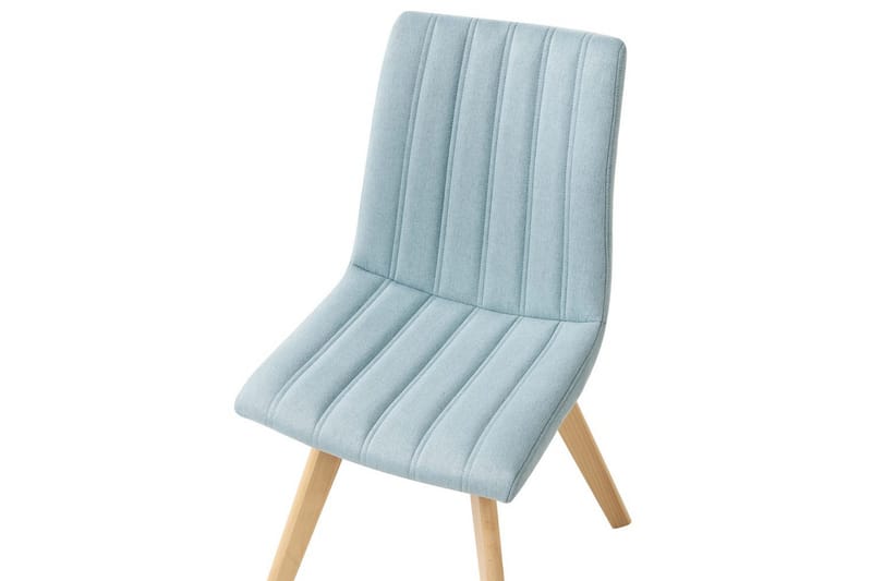 Set med 2 matstolar Calgary - Blått, ljust trä - Möbler - Matplats - Matstol & köksstol
