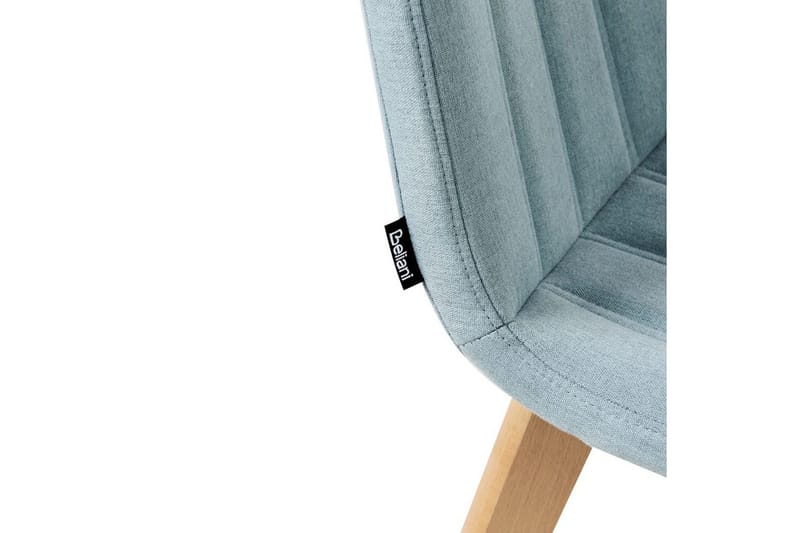 Set med 2 matstolar Calgary - Blått, ljust trä - Möbler - Matplats - Matstol & köksstol