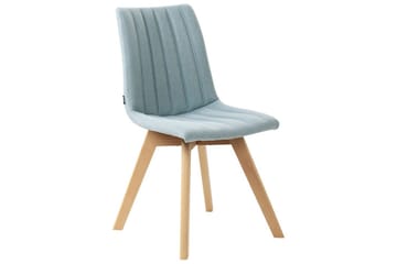 Set med 2 matstolar Calgary - Blått, ljust trä - Möbler - Matplats - Matstol & köksstol