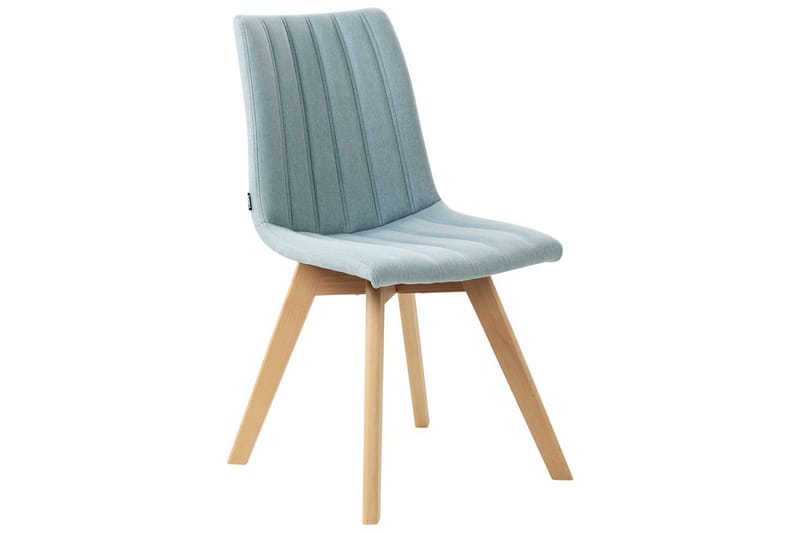 Set med 2 matstolar Calgary - Blått, ljust trä - Möbler - Matplats - Matstol & köksstol