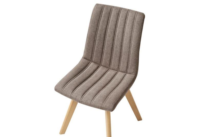 Set med 2 matstolar Calgary - Brunt, ljust trä - Möbler - Matplats - Matstol & köksstol