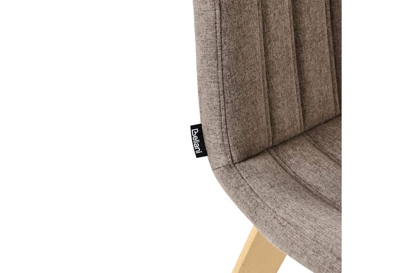 Set med 2 matstolar Calgary - Brunt, ljust trä - Möbler - Matplats - Matstol & köksstol