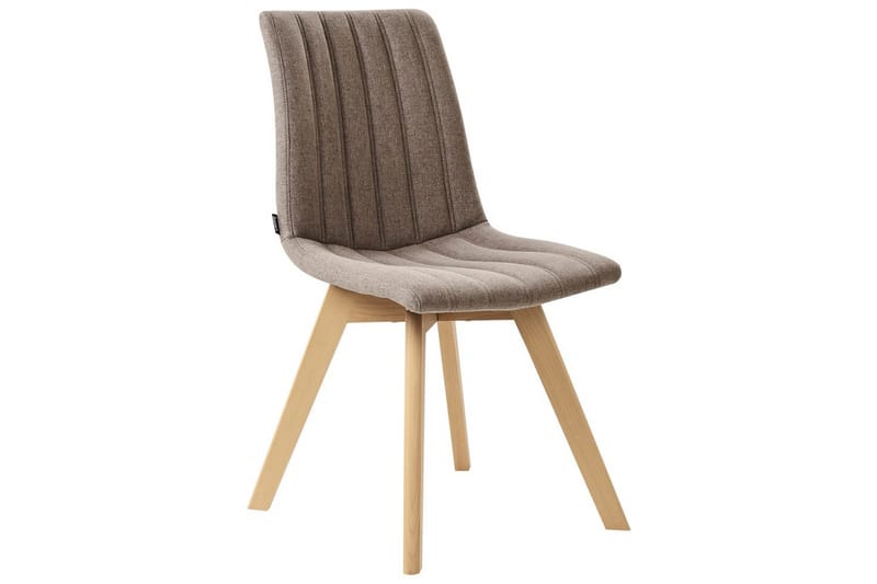 Set med 2 matstolar Calgary - Brunt, ljust trä - Möbler - Matplats - Matstol & köksstol