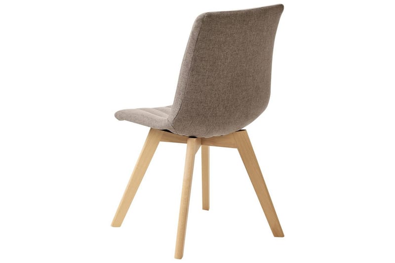 Set med 2 matstolar Calgary - Brunt, ljust trä - Möbler - Matplats - Matstol & köksstol