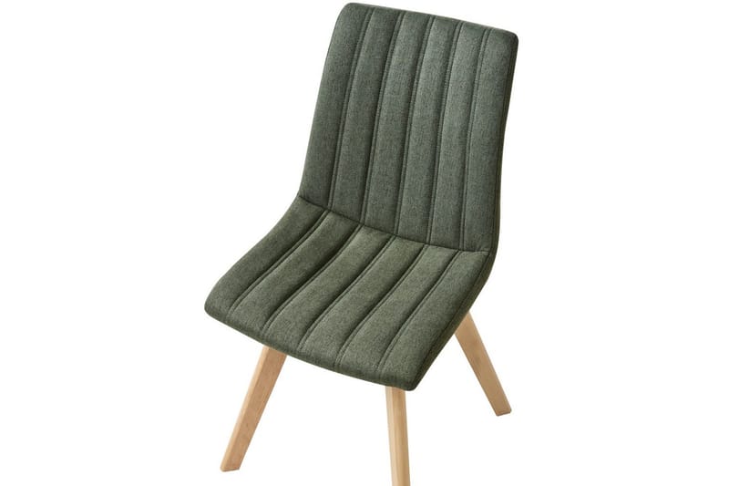 Set med 2 matstolar Calgary - Grönt, ljust trä - Möbler - Matplats - Matstol & köksstol