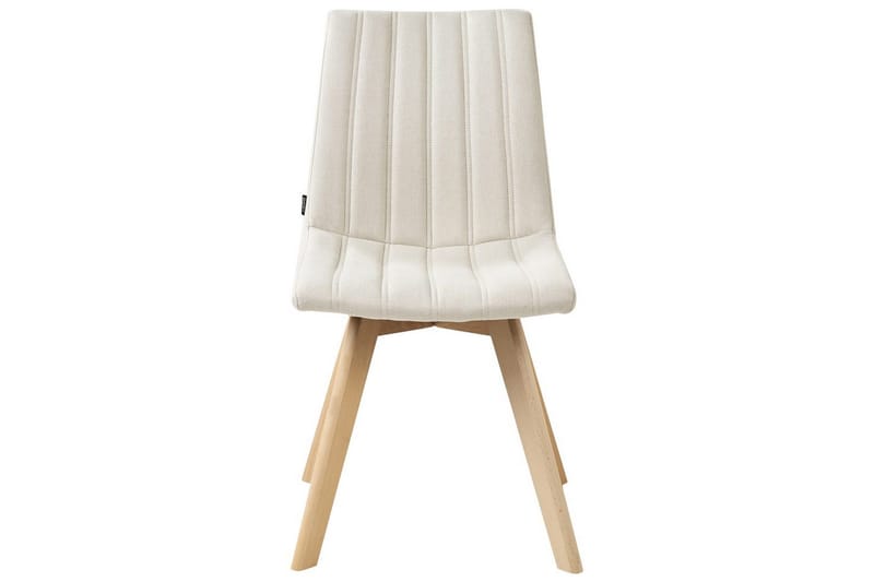 Set med 2 matstolar Calgary - Vit, ljust trä - Möbler - Matplats - Matstol & köksstol