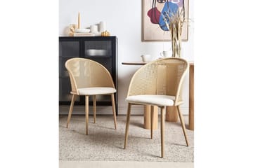 Set med 2 matstolar Cornell - Ljus trä, beige - Möbler - Matplats - Matstol & köksstol
