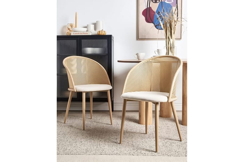Set med 2 matstolar Cornell - Ljus trä, beige - Möbler - Matplats - Matstol & köksstol