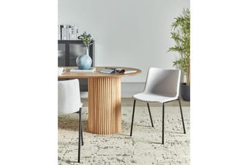 Set med 2 matstolar Esbon - Grå, svart - Möbler - Matplats - Matstol & köksstol