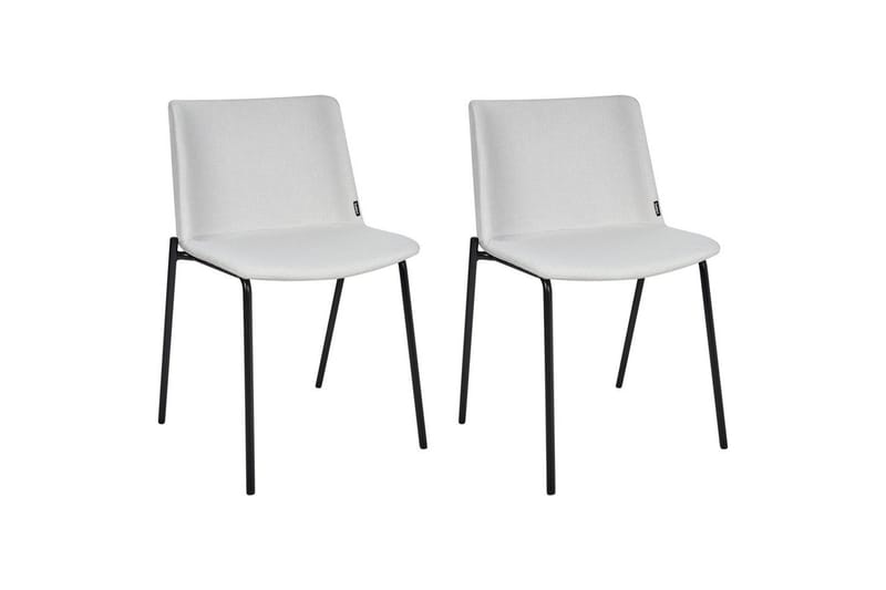 Set med 2 matstolar Esbon - Grå, svart - Möbler - Matplats - Matstol & köksstol