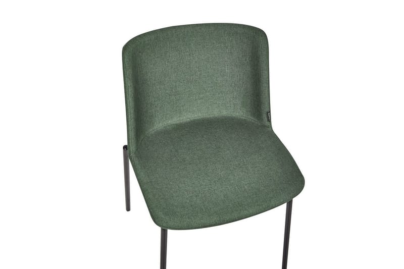 Set med 2 matstolar Esbon - Grön, Svart - Möbler - Matplats - Matstol & köksstol
