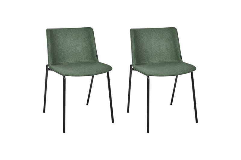 Set med 2 matstolar Esbon, Grön, Svart