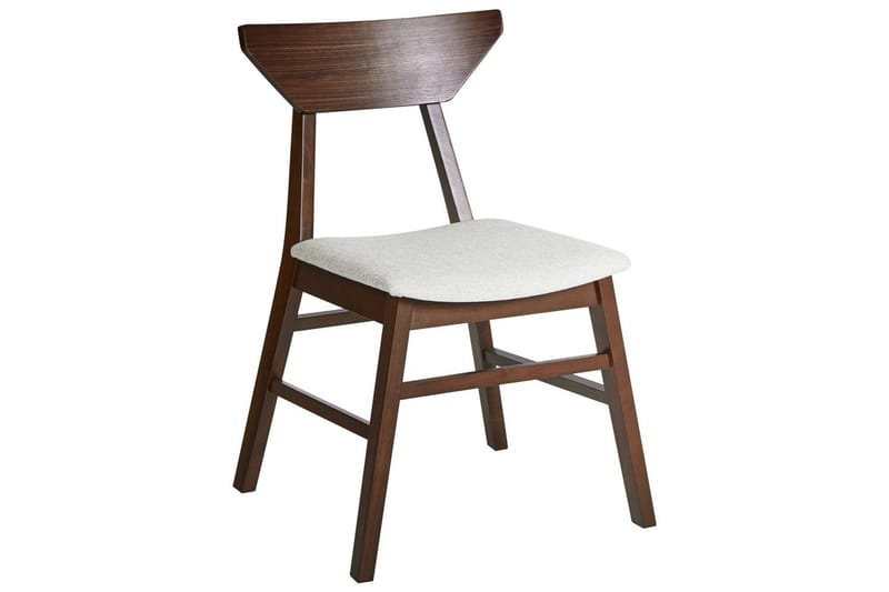 Set med 2 matstolar Hopkins - Brun, Beige - Möbler - Matplats - Matstol & köksstol