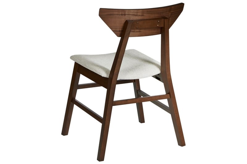 Set med 2 matstolar Hopkins - Brun, Beige - Möbler - Matplats - Matstol & köksstol