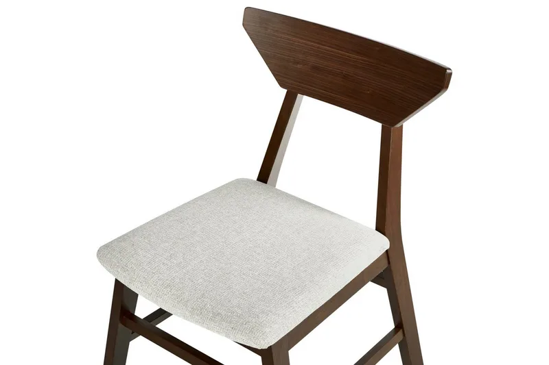 Set med 2 matstolar Hopkins - Brun, Beige - Möbler - Matplats - Matstol & köksstol