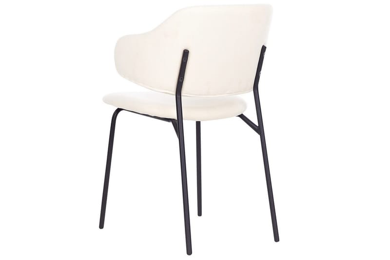 Set med 2 matstolar Kenai - Beige, svart - Möbler - Matplats - Matstol & köksstol