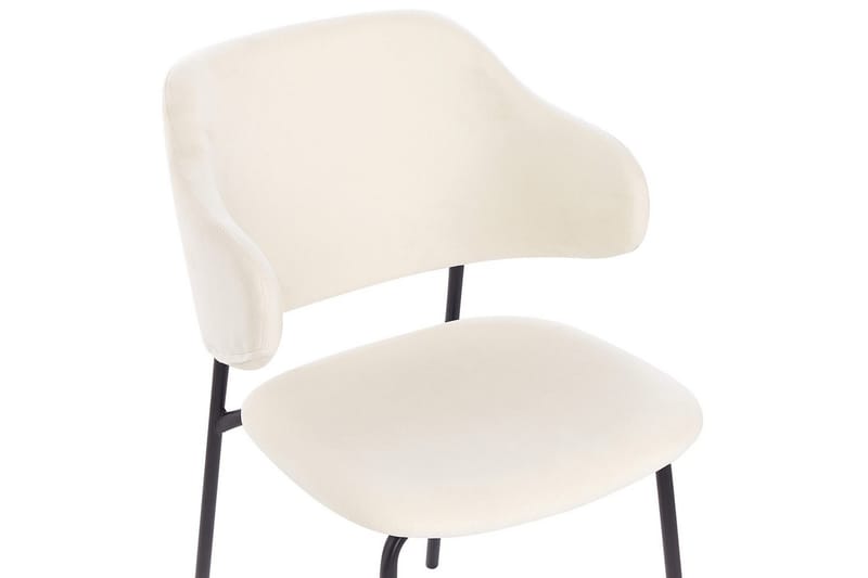 Set med 2 matstolar Kenai - Beige, svart - Möbler - Matplats - Matstol & köksstol