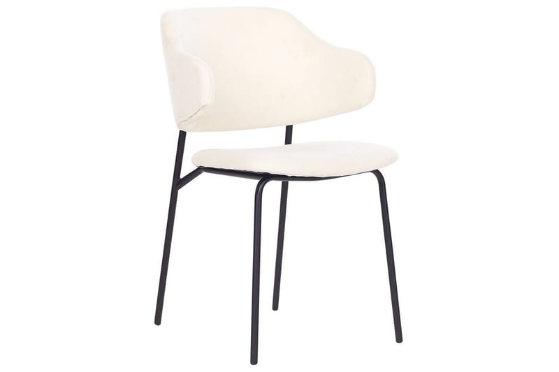 Set med 2 matstolar Kenai - Beige, svart - Möbler - Matplats - Matstol & köksstol