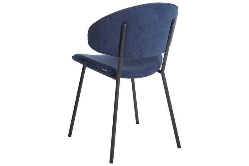 Set med 2 matstolar Kiana - Blå, Svart - Möbler - Matplats - Matstol & köksstol