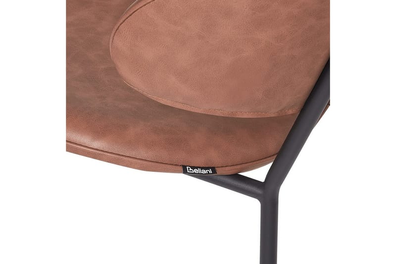 Set med 2 matstolar Kiana - Brun, Svart - Möbler - Matplats - Matstol & köksstol