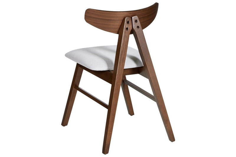 Set med 2 matstolar Lacota - Brun, grå - Möbler - Matplats - Matstol & köksstol