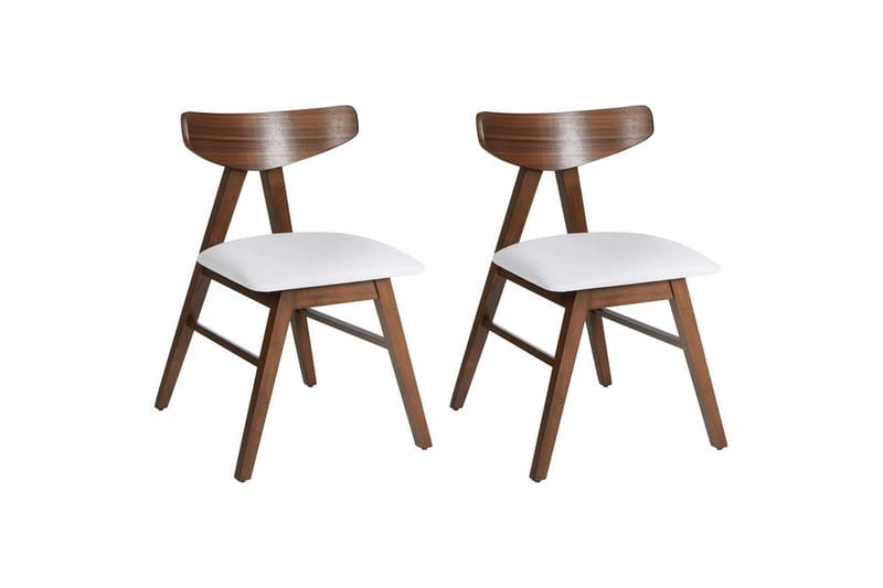 Set med 2 matstolar Lacota, Brun, grå